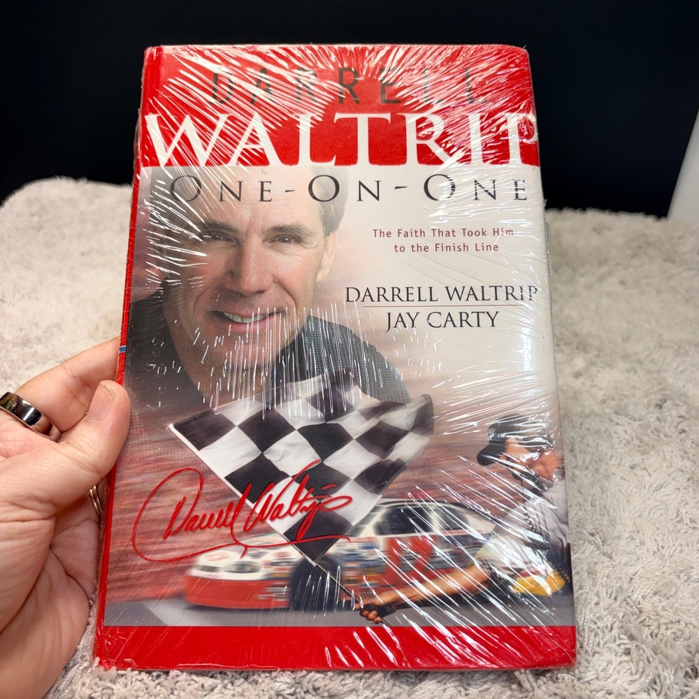 Darrell Waltrip One-on-One NASCAR Faith Finish‎ Line Hardcover Book New Sealed